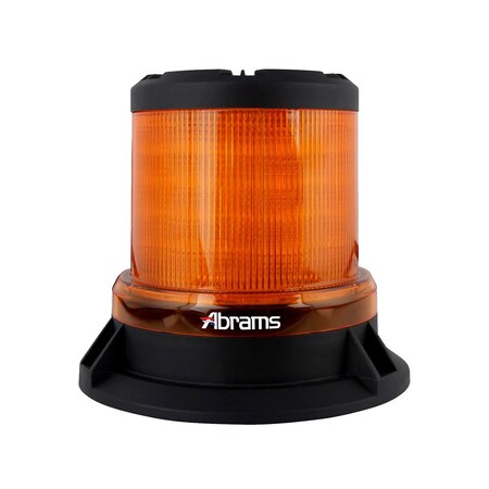 BoldStar 12W Magnetic LED Beacon Light for Trucks - Amber Emergency Strobe Lights for Vehicles - Bright 7th Gen LEDs & 10 Flashing Modes - Waterproof & Removable Hazard Safety Car Warning Light